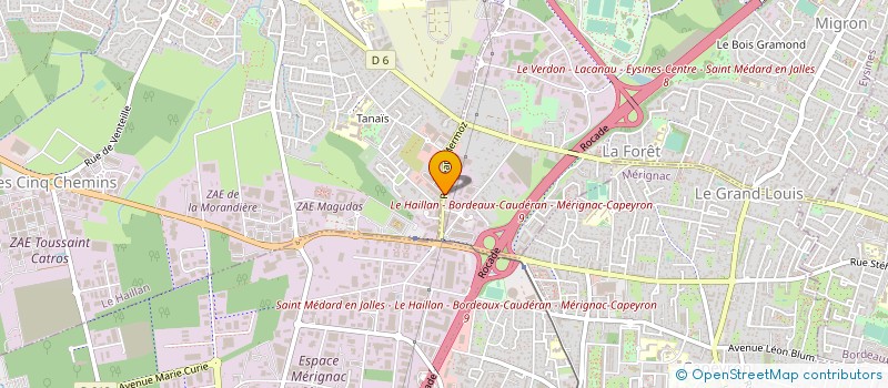 localisation de l'entreprise FAJEYSOL à EYSINES
