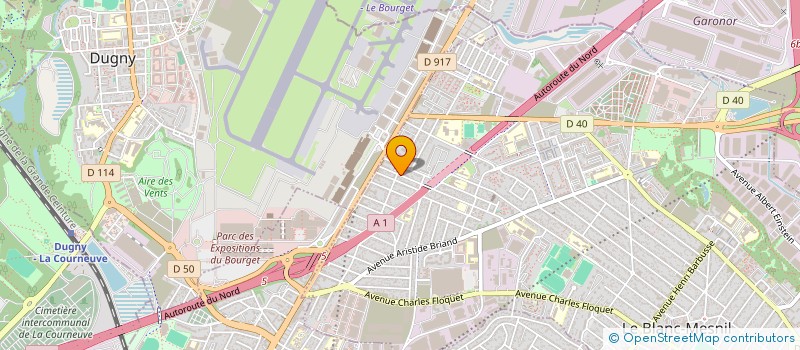 localisation de l'entreprise FAJINA à LE BLANC-MESNIL