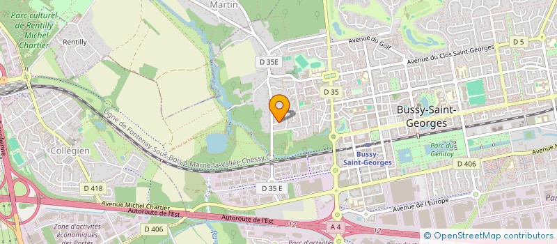 localisation de l'entreprise FAJJS  BUSSY-SAINT-GEORGES