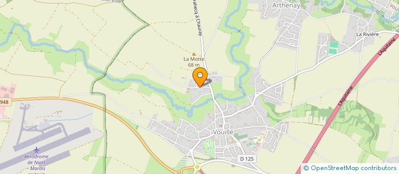 localisation de l'entreprise FAJUAN à VOUILLE