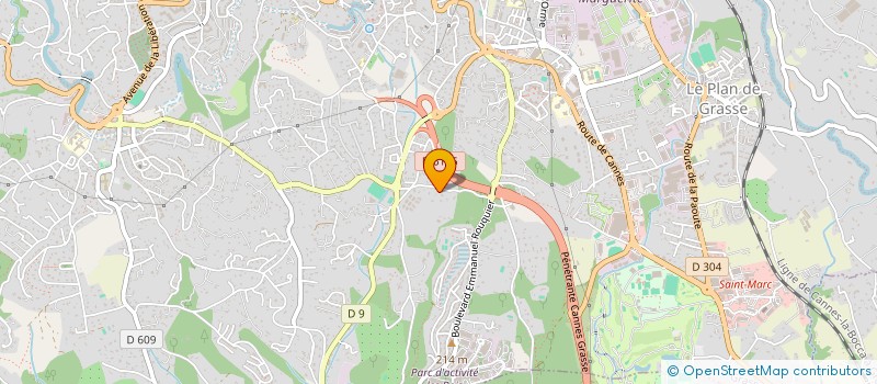 localisation de l'entreprise FAJUC  GRASSE