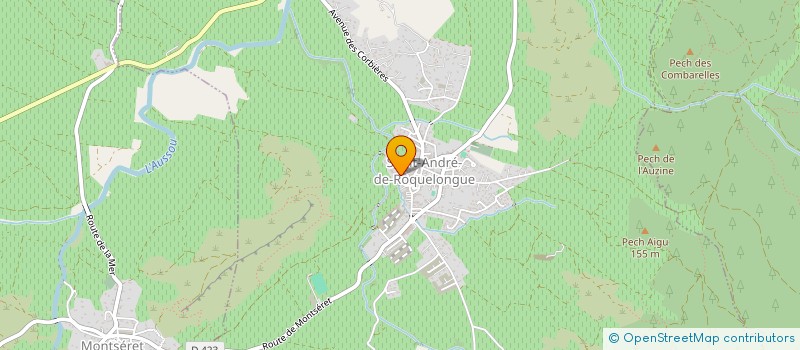 localisation de l'entreprise FAJUEL HOLDING  SAINT-ANDRE-DE-ROQUELONGUE