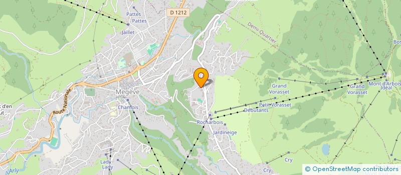 localisation de l'entreprise FAJULA  MEGEVE