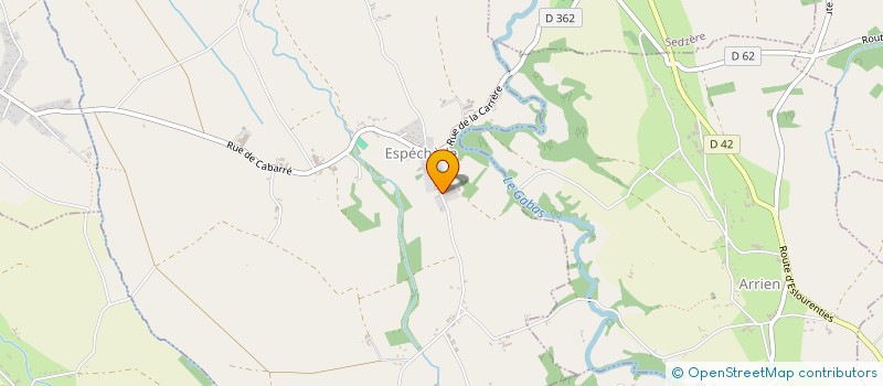 localisation de l'entreprise FAKARAVA  ESPECHEDE