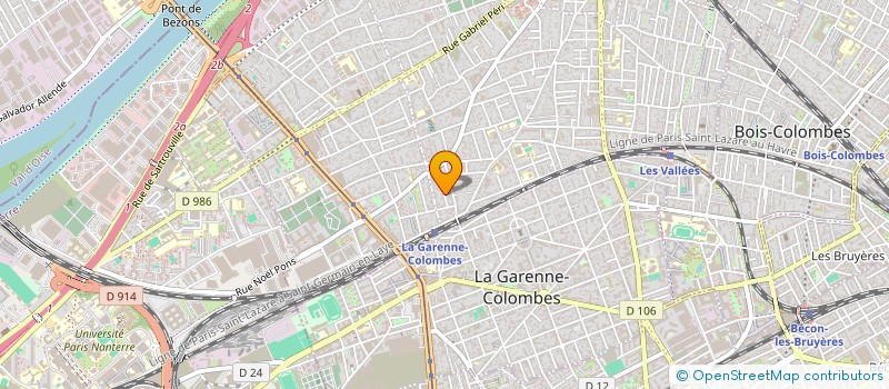 localisation de l'entreprise FAKARAVA  COLOMBES
