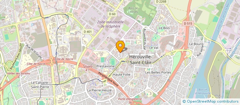 localisation de l'entreprise FAKBAT à HEROUVILLE-SAINT-CLAIR