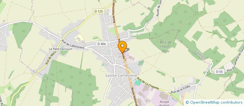 localisation de l'entreprise FAKE E-SPORT  SAINTE-GENEVIEVE