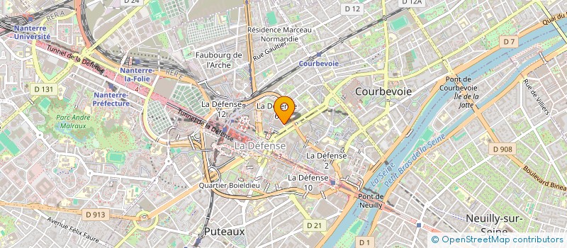 localisation de l'entreprise FAKE ESTATE à COURBEVOIE