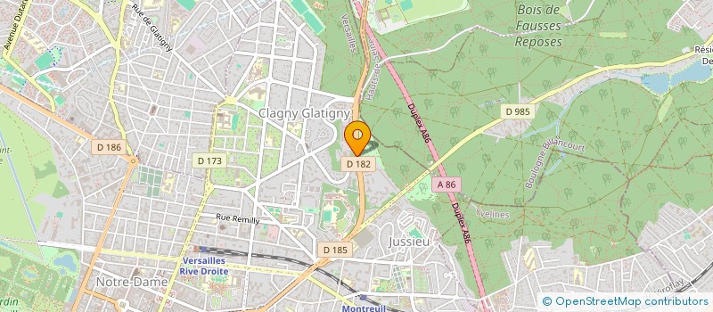 localisation de l'entreprise FAKHRI IMMOBILIER à VERSAILLES