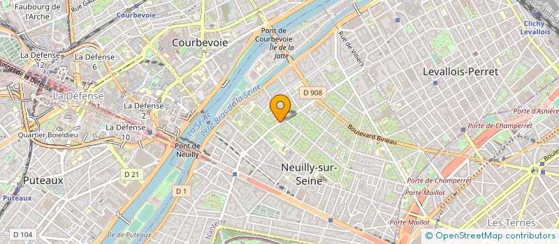 localisation de l'entreprise FAKIR à NEUILLY-SUR-SEINE