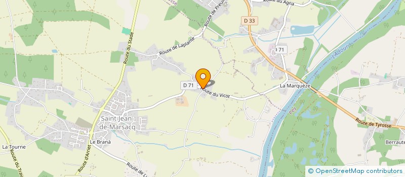 localisation de l'entreprise FAKO  SAINT-JEAN-DE-MARSACQ