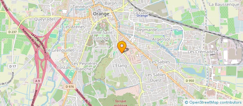 localisation de l'entreprise FAL  ORANGE