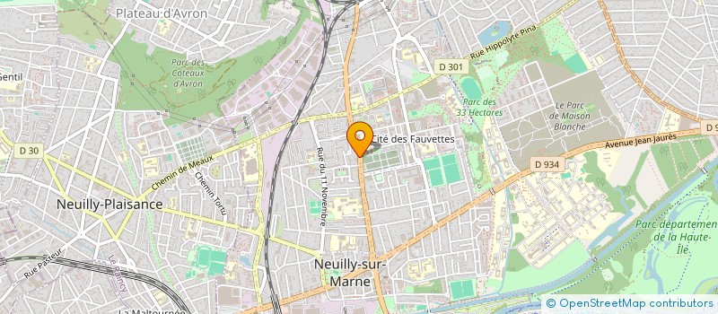 localisation de l'entreprise FAL BTP  NEUILLY-SUR-MARNE