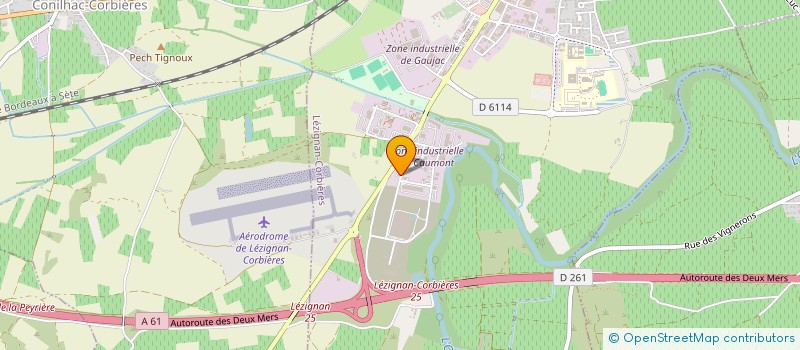 localisation de l'entreprise FAL DISTRI  LEZIGNAN-CORBIERES