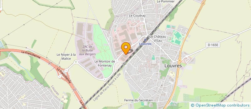 localisation de l'entreprise FAL INDUSTRIE SAS à LOUVRES