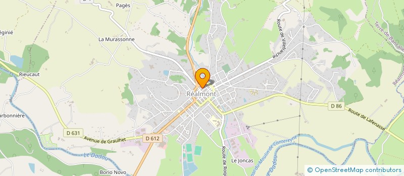 localisation de l'entreprise FALA  REALMONT