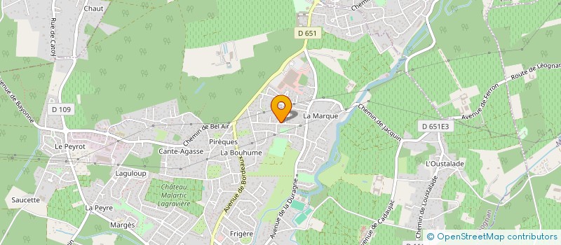 localisation de l'entreprise FALA WEB  LEOGNAN