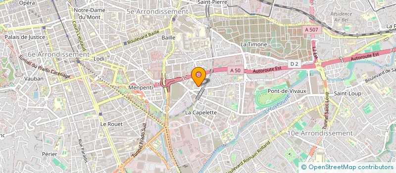 localisation de l'entreprise FALABRA à MARSEILLE