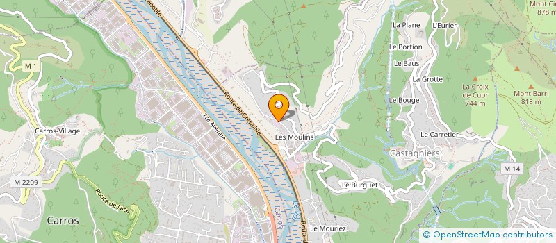 localisation de l'entreprise FALABRAC ARMY NISSA SUPPORTER  CASTAGNIERS