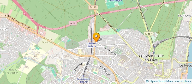localisation de l'entreprise FALAC à SAINT-GERMAIN-EN-LAYE