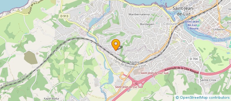 localisation de l'entreprise FALACI  CIBOURE