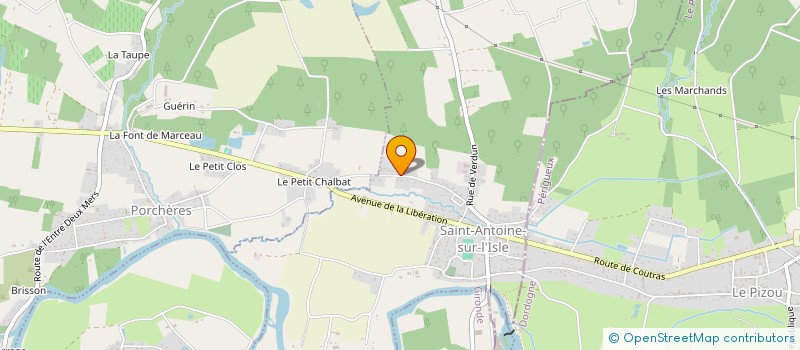 localisation de l'entreprise FALAEST  SAINT-ANTOINE-SUR-L'ISLE