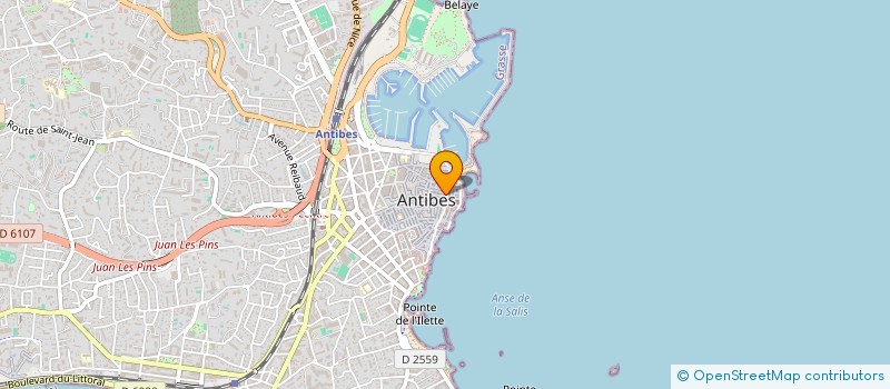 localisation de l'entreprise FALAFEL à ANTIBES