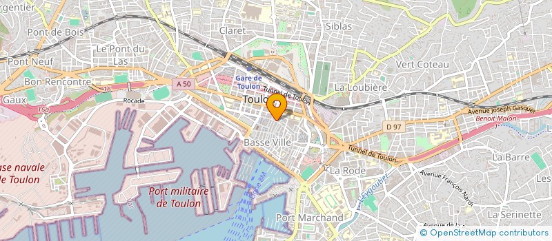 localisation de l'entreprise FALAFELS DU LIBAN à TOULON