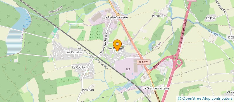 localisation de l'entreprise FALAG AGENCEMENTS à CERTINES