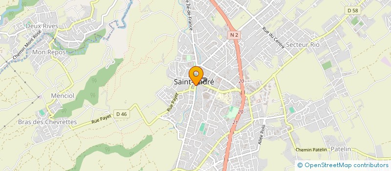 localisation de l'entreprise FALAH EURL à SAINT-ANDRE