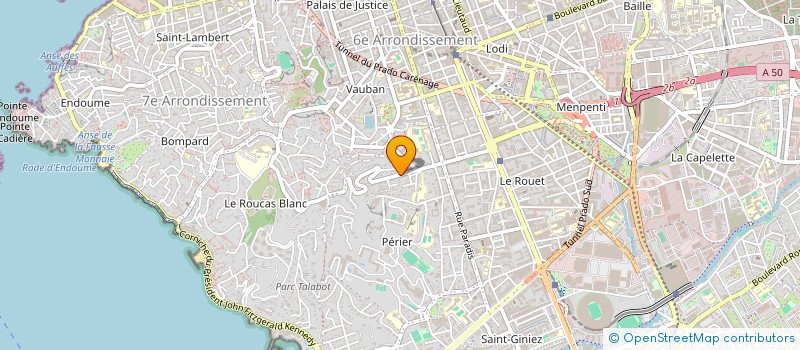 localisation de l'entreprise FALAINA à MARSEILLE