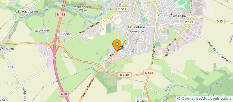 localisation de l'entreprise FALAISE ANTIQUITES REGROUPEMENT PROFESSIONNEL  FALAISE