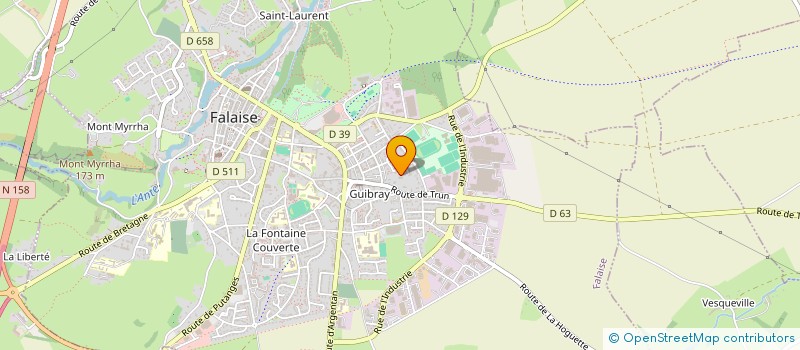 localisation de l'entreprise FALAISE ENCHERES à FALAISE