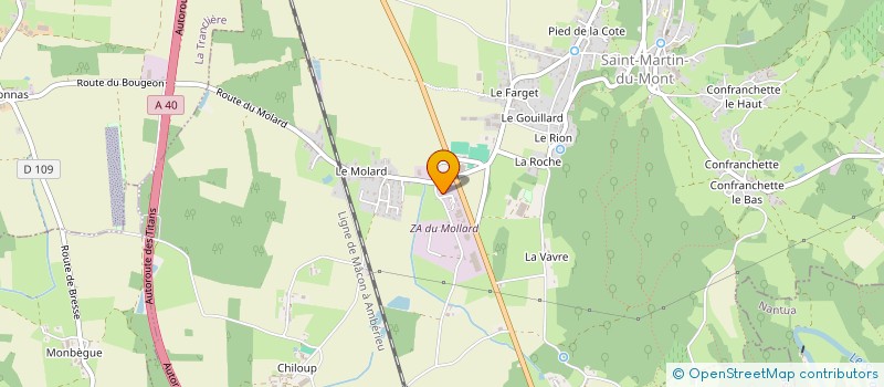 localisation de l'entreprise FALAISE TP à SAINT-MARTIN-DU-MONT
