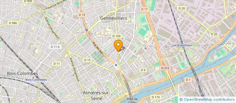 localisation de l'entreprise FALAK à ASNIERES-SUR-SEINE