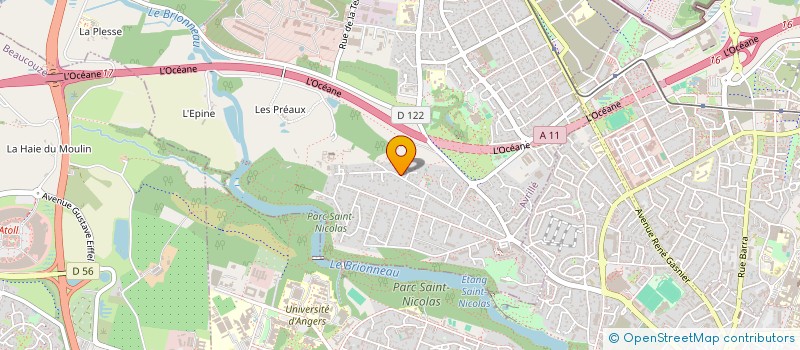 localisation de l'entreprise FALAND à AVRILLE