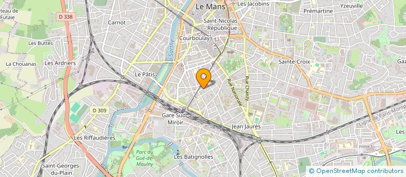 localisation de l'entreprise FALATO  LE MANS