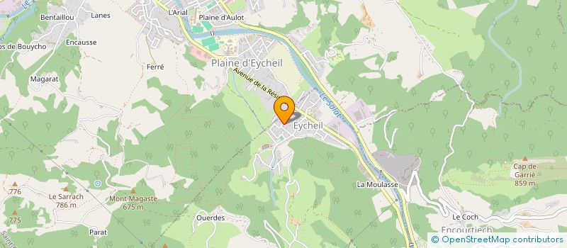 localisation de l'entreprise FALBA MOQUETTE DE PIERRE à EYCHEIL