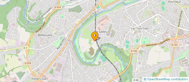 localisation de l'entreprise FALBALA  POITIERS