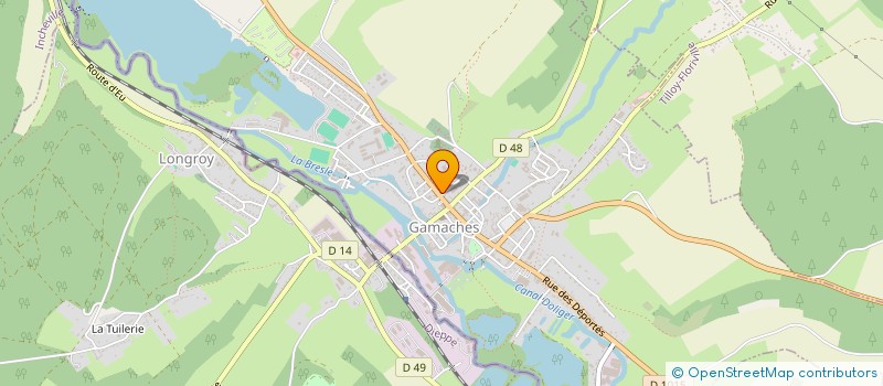 localisation de l'entreprise FALC  GAMACHES