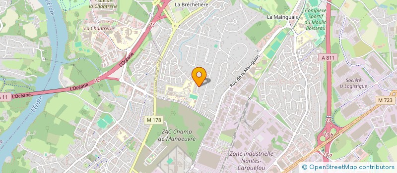 localisation de l'entreprise FALCC EXPERTISE à CARQUEFOU