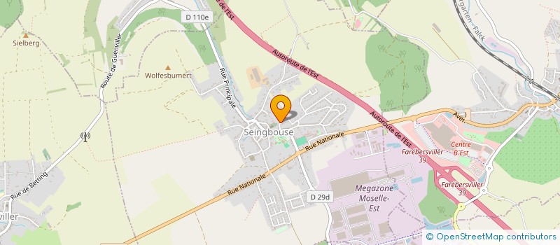 localisation de l'entreprise FALCCOM  SEINGBOUSE