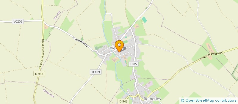 localisation de l'entreprise FALCE  VERTAIN