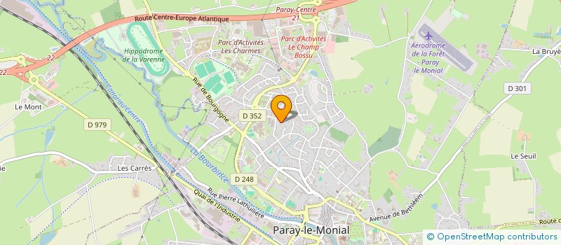 localisation de l'entreprise FALCINELLI MANUTENTION à PARAY-LE-MONIAL