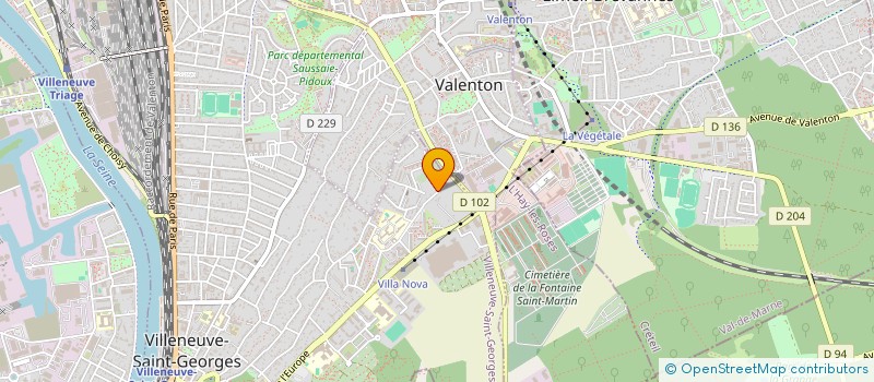 localisation de l'entreprise FALCK ALEXIS à VILLENEUVE-SAINT-GEORGES