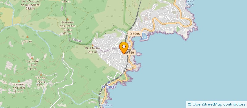 localisation de l'entreprise FALCK LOCATION à SAINT RAPHAEL