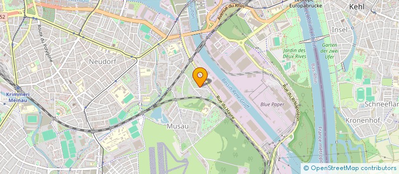 localisation de l'entreprise FALCO 11 à STRASBOURG