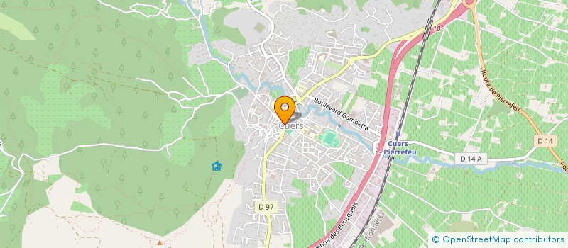 localisation de l'entreprise FALCO à CUERS