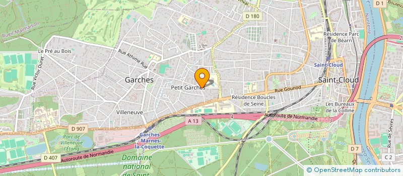localisation de l'entreprise FALCOBAT à GARCHES
