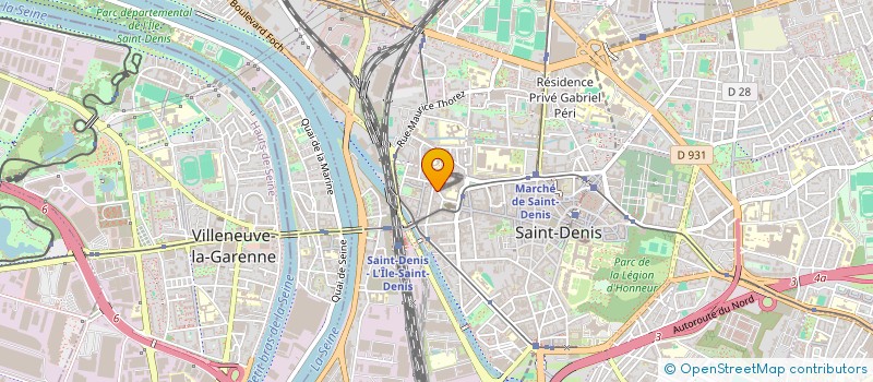 localisation de l'entreprise FALCOM à SAINT-DENIS